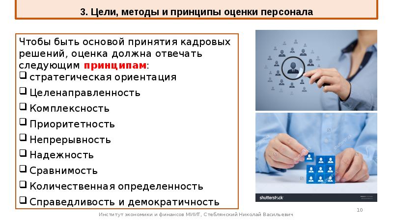 Методы оценки персонала презентация