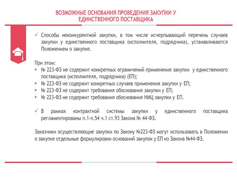 Справка обоснование закупки у единственного поставщика образец по 223 фз