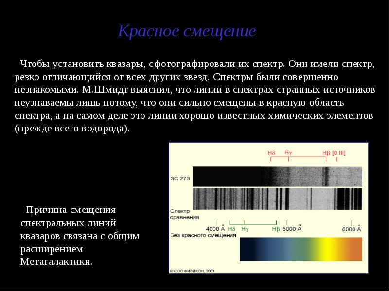 Красное смещение фото