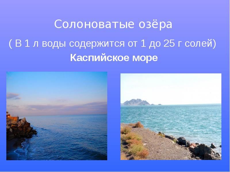 Презентация про каспийское море