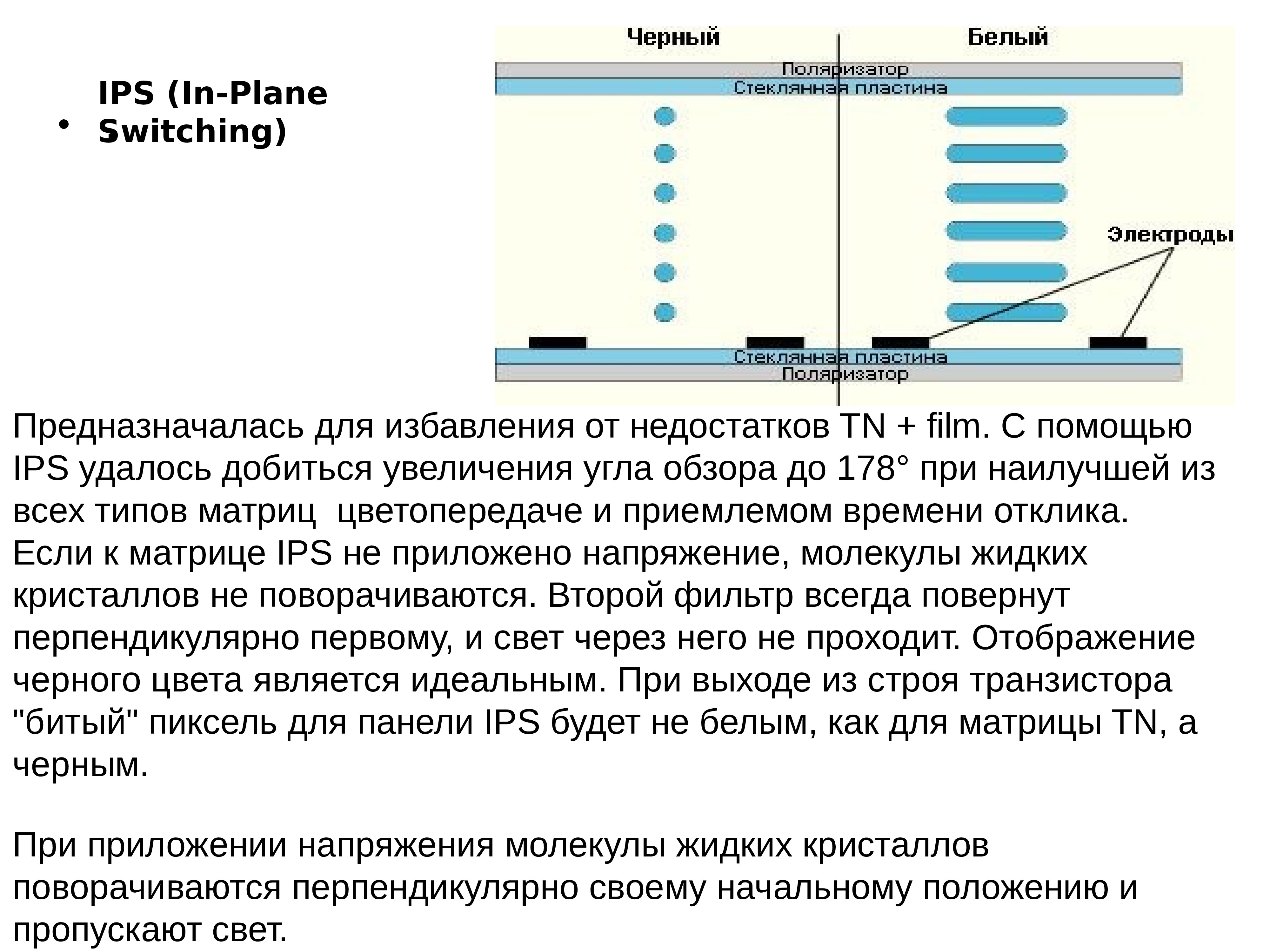 Почему нет телевизионного сигнала сегодня. Технология IPS (in-plane Switching).. Технологии доставки телевизионного сигнала. Фото in-plane Switching (IPS).