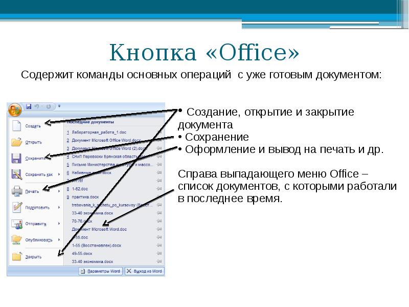 Закрой файл. Создание открытие и сохранение документов MS Word. MS Word. Сохранение документа.. Порядок сохранения и открытия документа. Создание открытие сохранение закрытие документа.