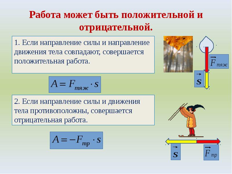 Механическая работа единицы работы презентация по физике 7 класс