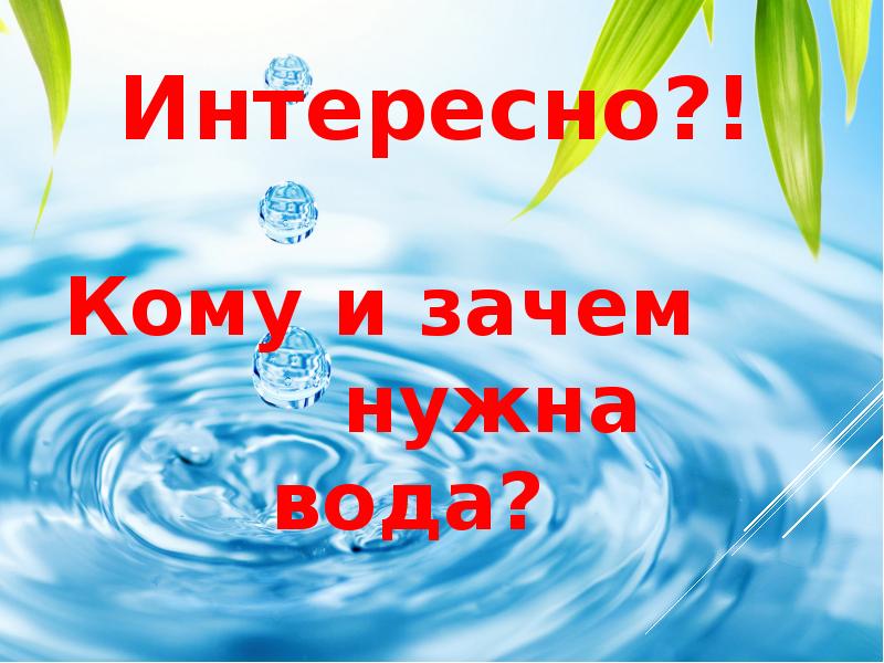 Проект всем нужна вода