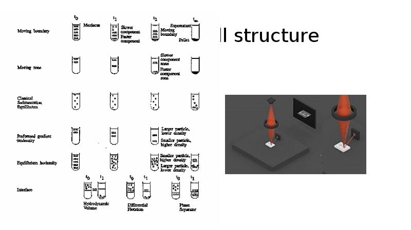 Stages to isolate cell structure
