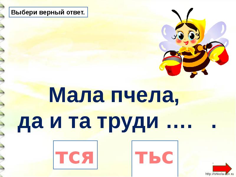 Правописание тся и ться 4 класс презентация