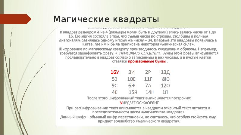 Проект на тему криптография