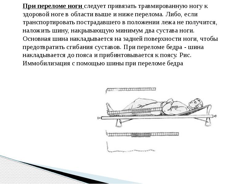 Меры по предупреждению переломов сбо 7 класс презентация