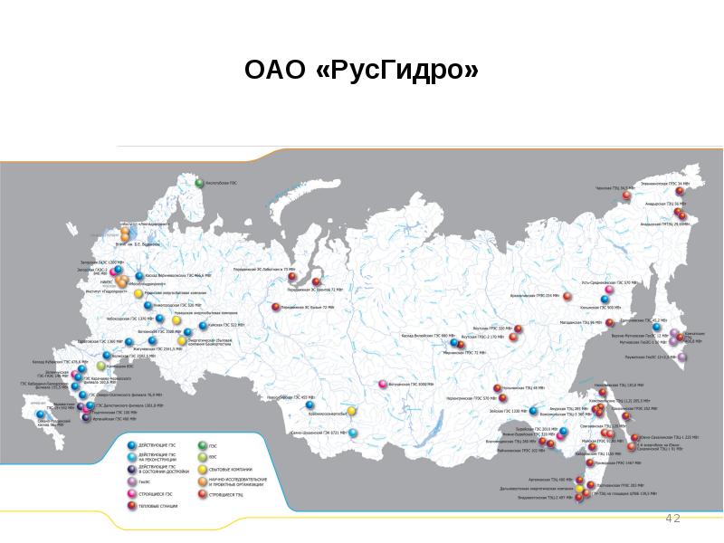 Аэс гэс тэс россии карта