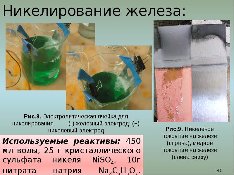 Медный купорос вреден для человека. Сульфат никеля 2. Виды никелирования. Рецепт никелирования меди. Никелирование опыт кратко.