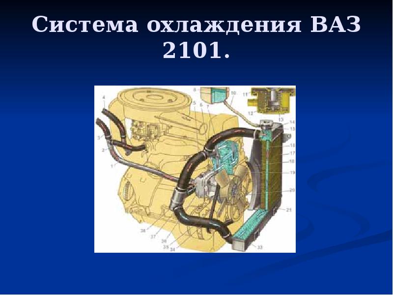 Система охлаждения ваз. Система охлаждения ВАЗ 2101. Схема циркуляции охлаждающей жидкости ВАЗ 2101. Система охлаждения двигателя 2101. Малый круг охлаждения ВАЗ 2107.