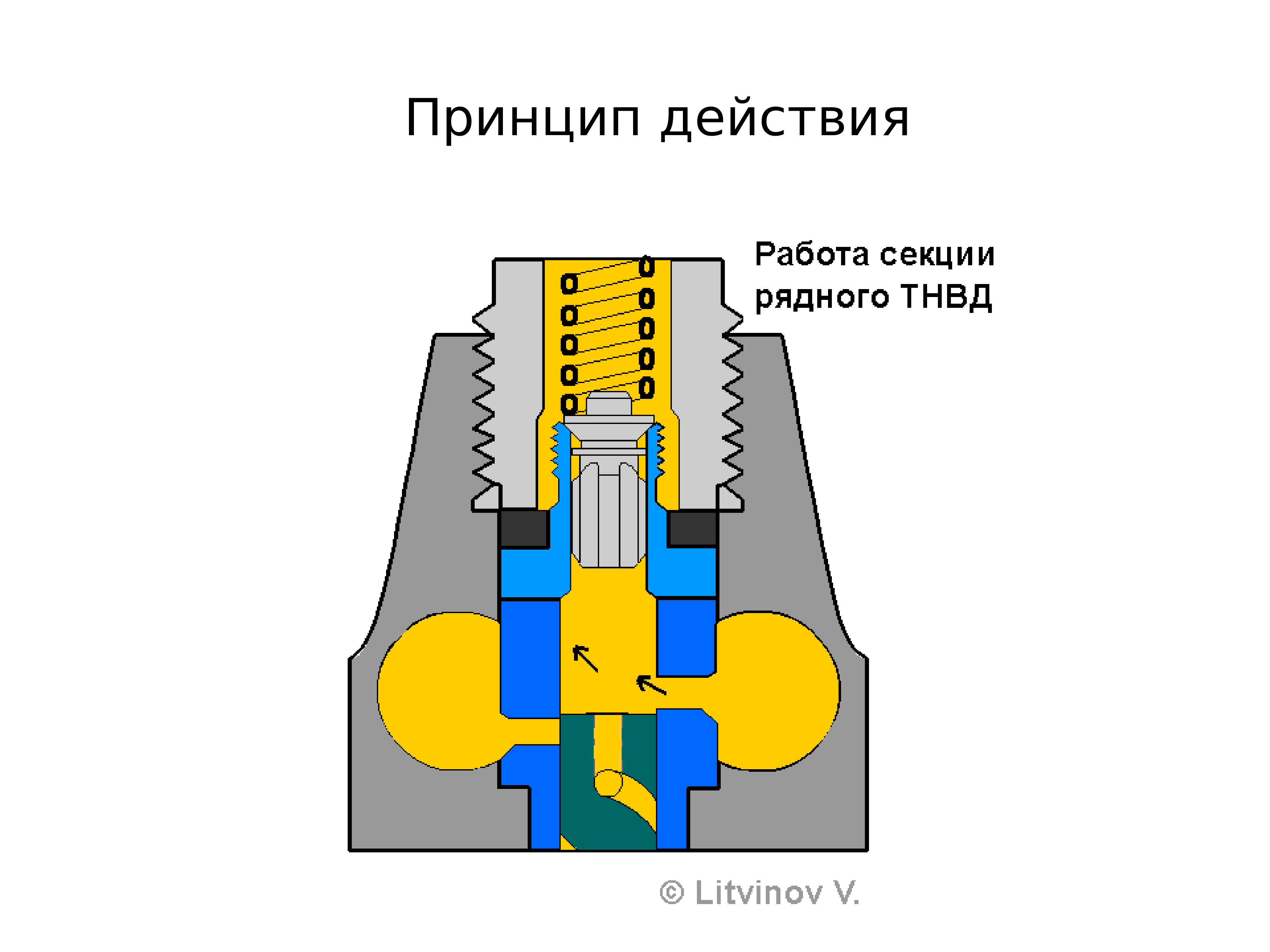 Рядный тнвд устройство. Плунжер форсунки. Схема работы секции насоса высокого давления. Форсунка рядного насоса. Топливная секция.