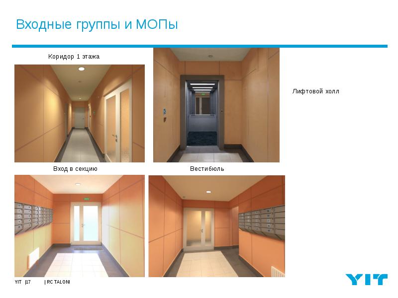 Комнаты и места общего пользования