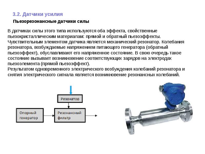 Датчик силы схема