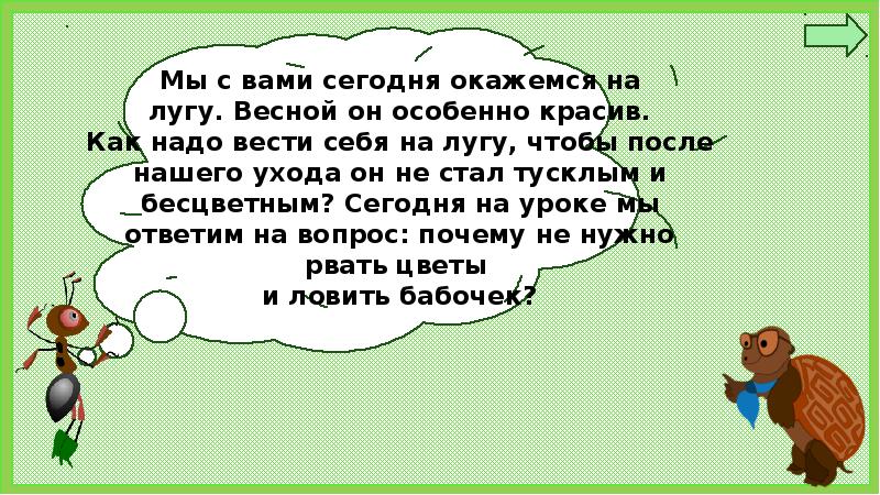 Почему не будем рвать цветы и ловить бабочек презентация 1 класс