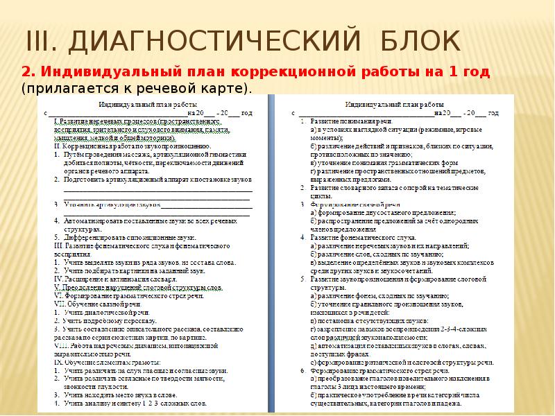 План работы дефектолога с ребенком 4 лет