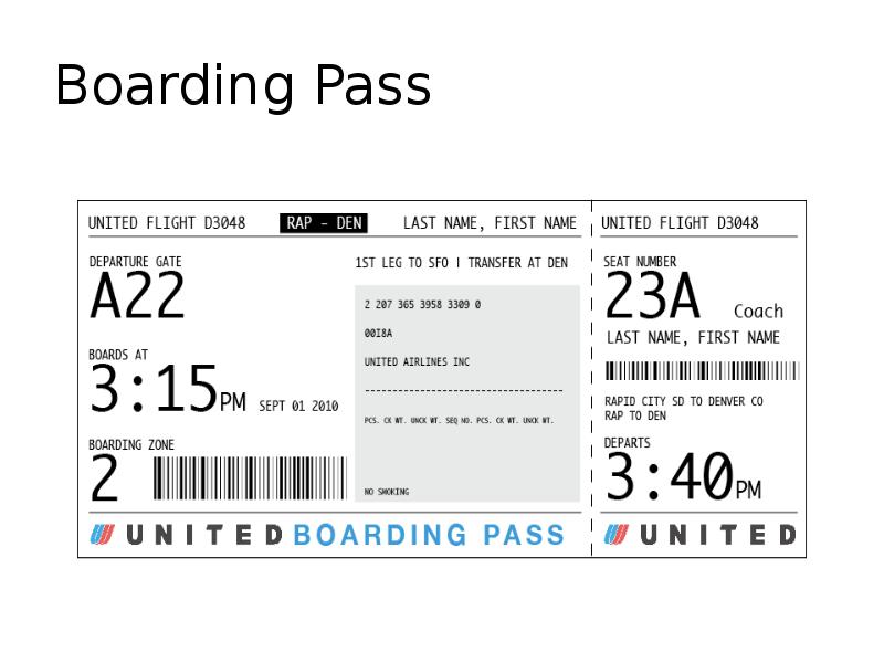 Boarding Pass Boarding Pass