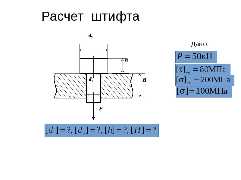 Расчет штифтов. Посадка штифтового соединения. Шпоночное соединение на валу 20 мм. Расчет штифтов. Сигма смятия шпонки.