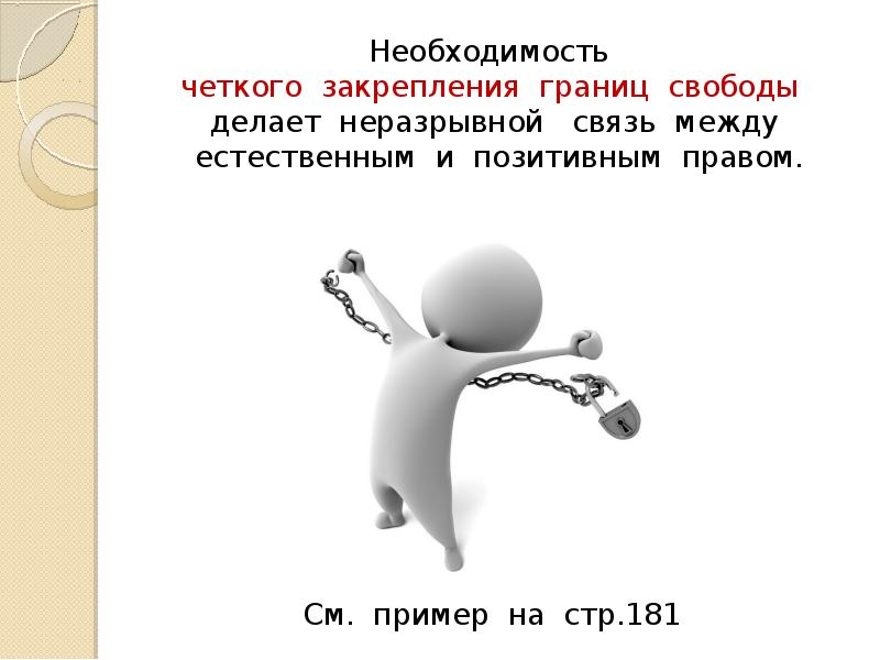 Естественное и позитивное. Необходимость четкого закрепления границ свободы делает. Границы свободы примеры. Неразрывной связь между естественным и позитивным правом делает. О границах свободы реферат.