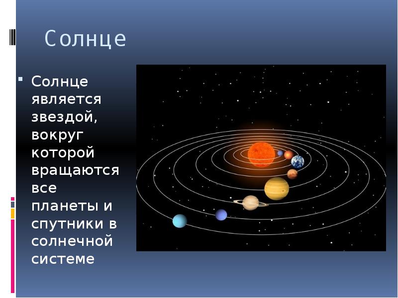 Солнце является центром