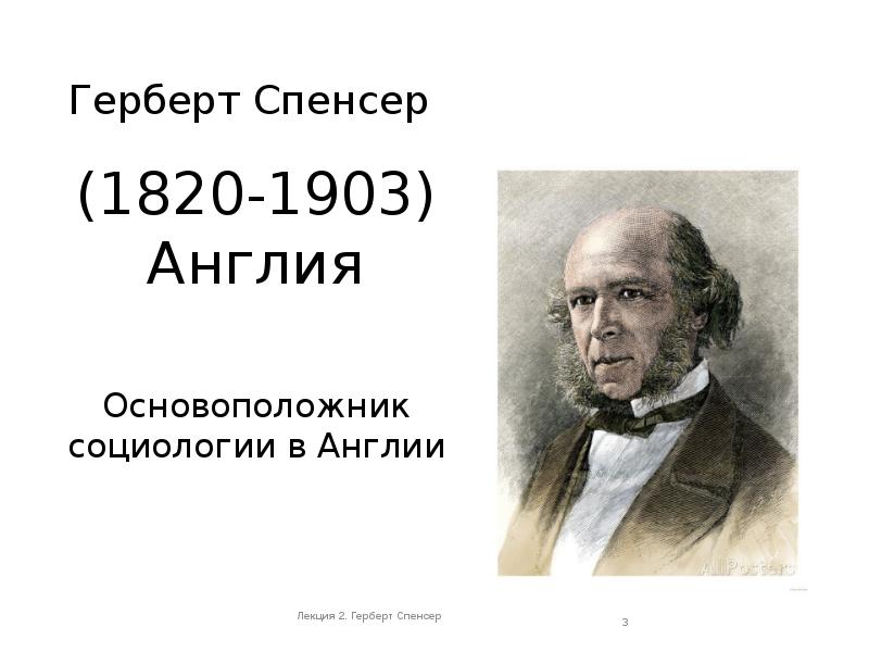 Герберт спенсер философия презентация