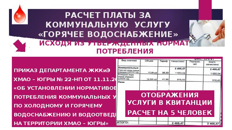 Презентация услуги коммунальные услуги