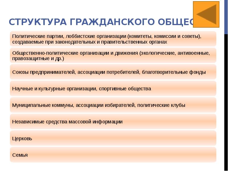 Презентация гражданское общество и правовое государство 9 класс