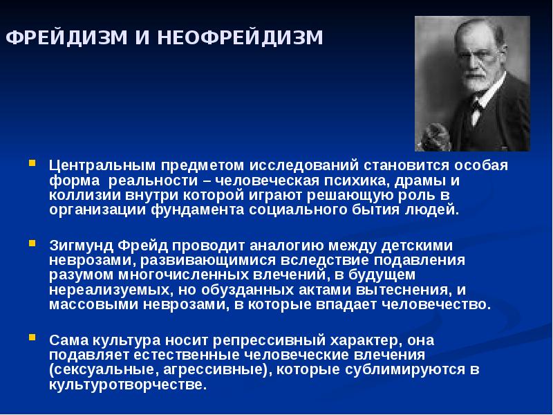 Психоанализ в философии презентация