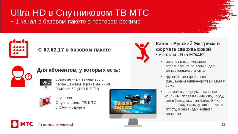 Шаблон презентации мтс