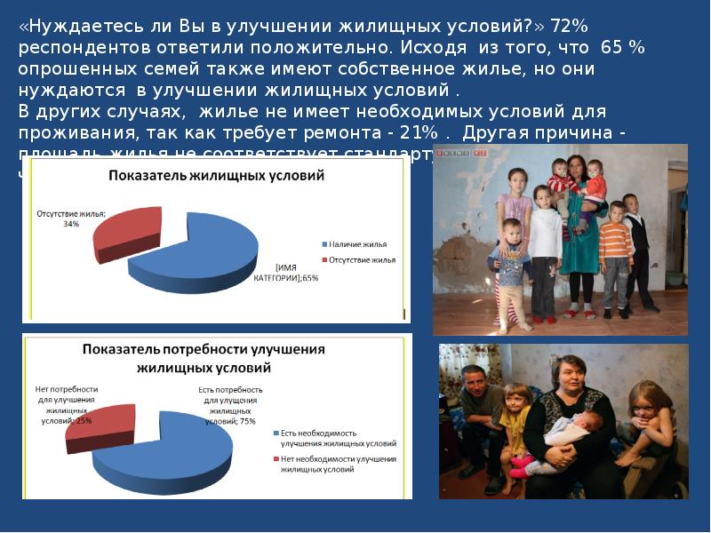 Проблемы многодетных семей презентация