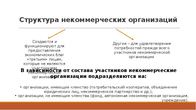 Некоммерческие партнерства презентация