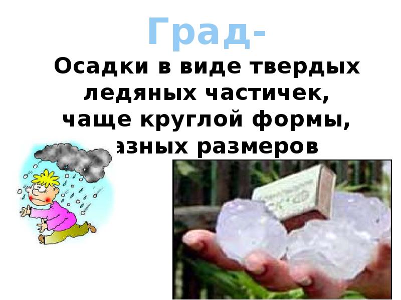 Водяной пар в атмосфере облака и атмосферные осадки 6 класс презентация