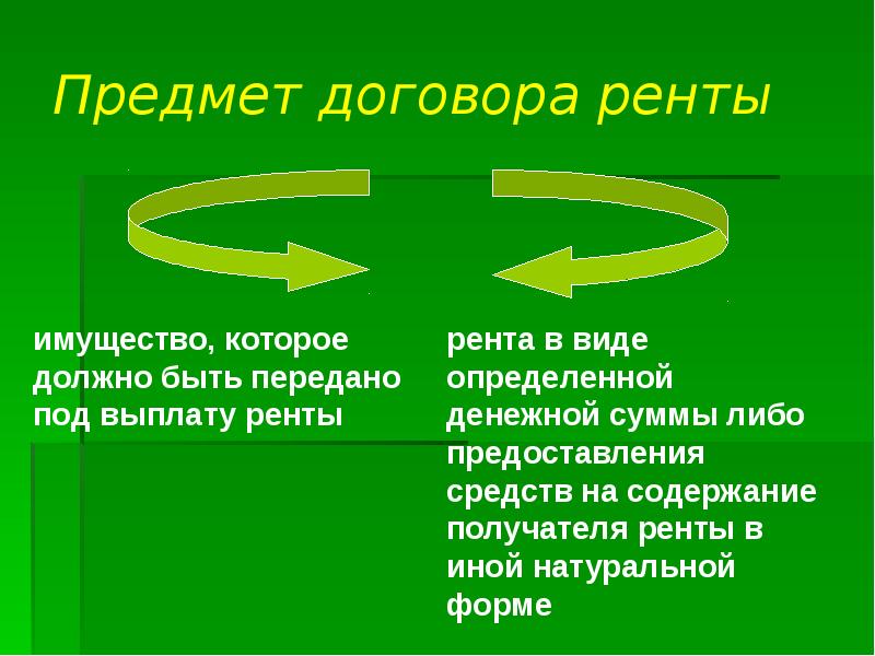 Договор постоянной ренты образец