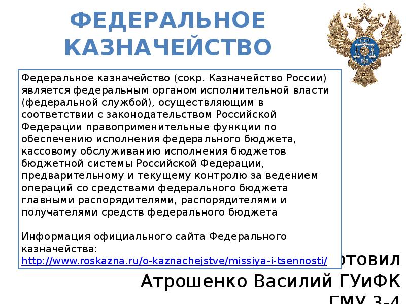 Казначейство это. Казначейство для презентации. Федеральное казначейство презентация. Печать федерального казначейства. Функции казначейства.