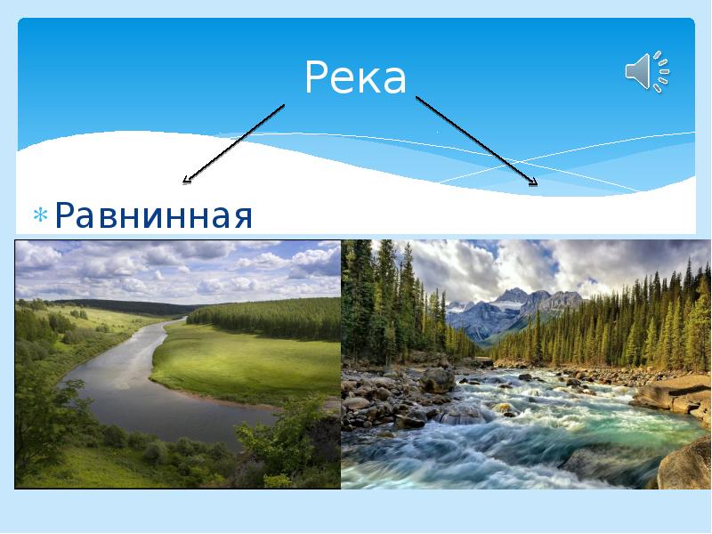 Равнинные реки список. Равнинная река.