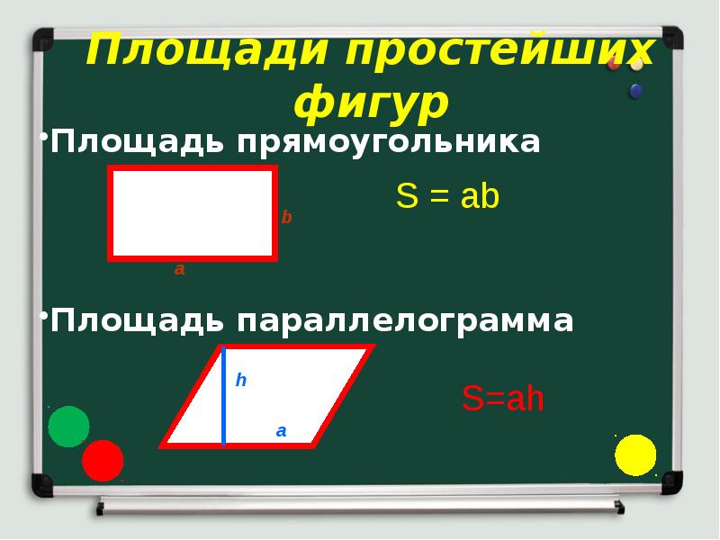 Площадь прямоугольника и параллелограмма. Площадь параллелограмма и площадь прямоугольника. Площадь прямоугольника 8 класс геометрия. Площади фигур геометрия 8 класс.