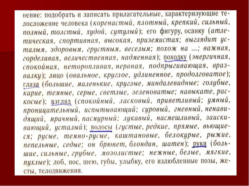 Как писать очерк о человеке план с примерами портретный