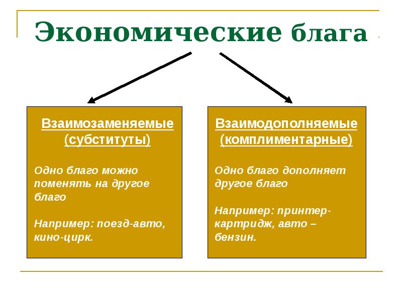 Экономические потребности общества проект