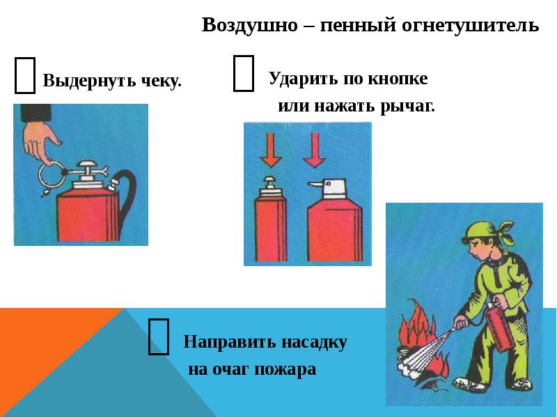 Презентация способы и средства пожаротушения