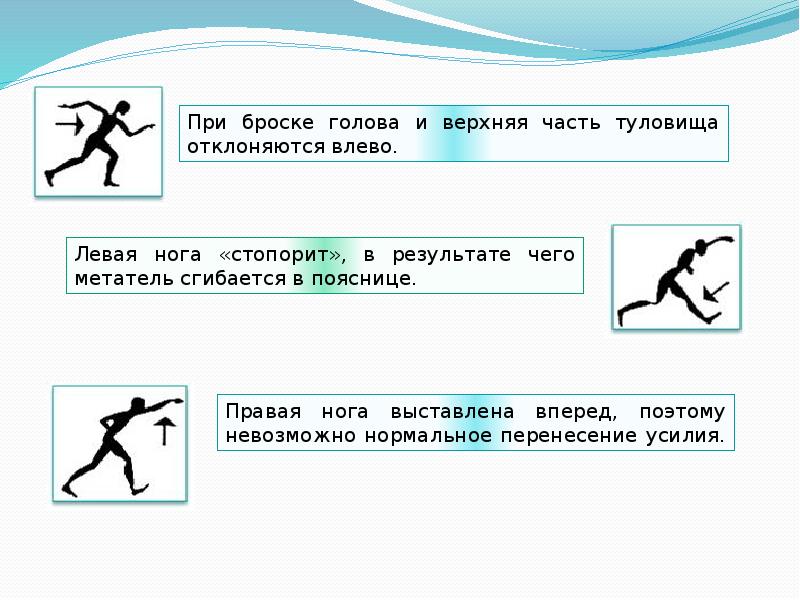 Ошибки при броске