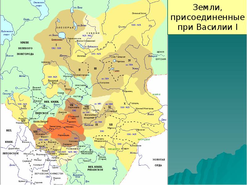 Презентация на тему московское княжество в первой половине 15 века