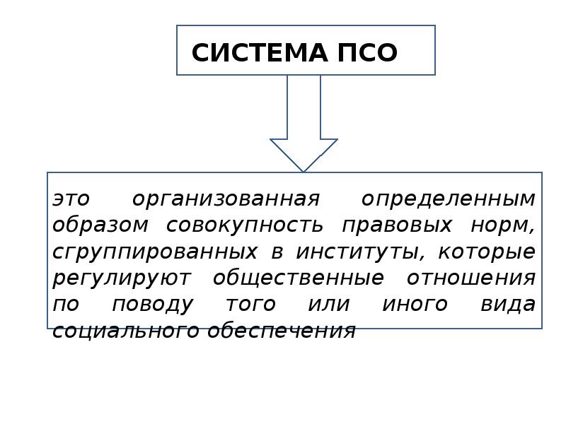 Правовое социальное обеспечение