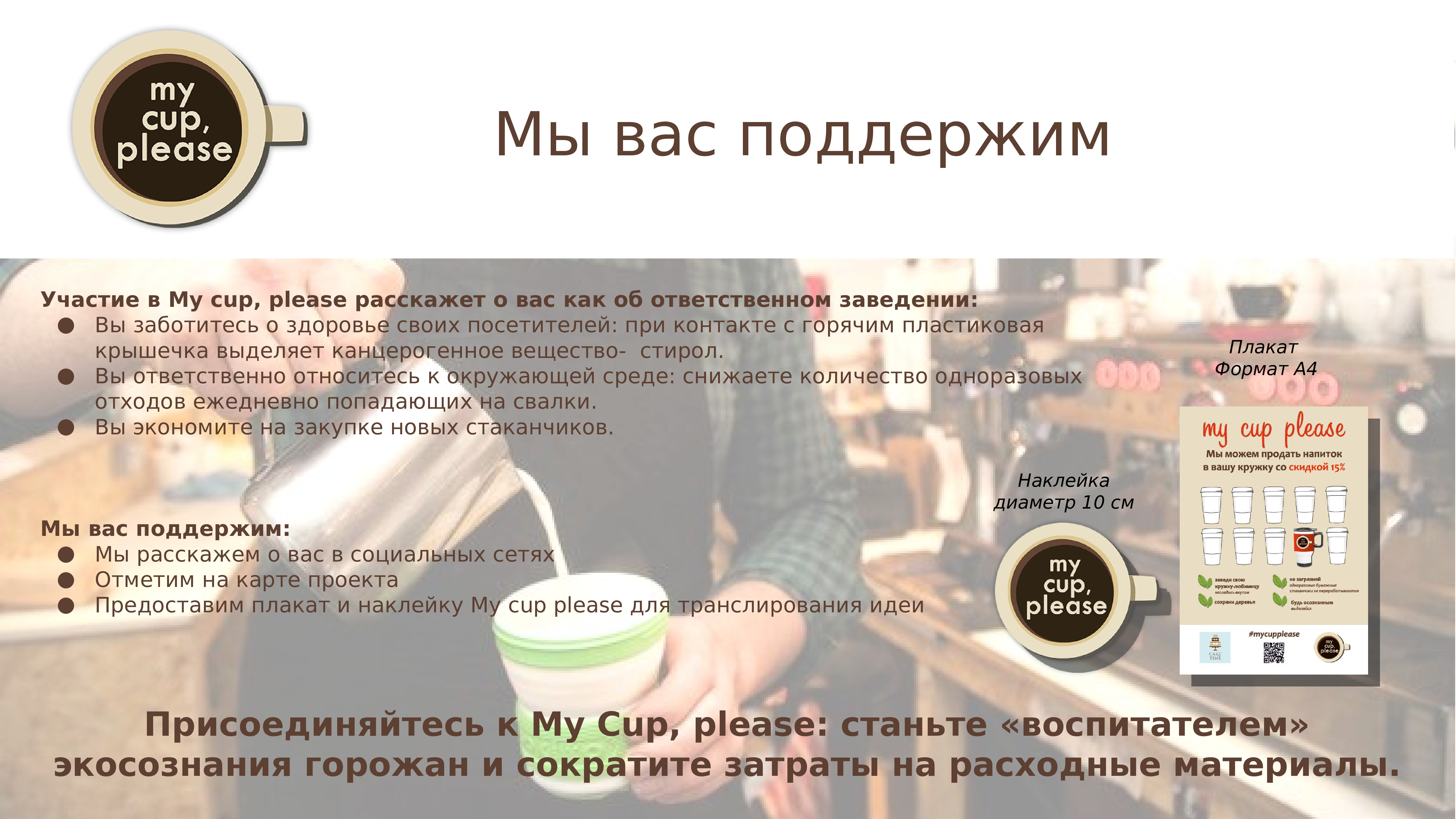 My cup please карта