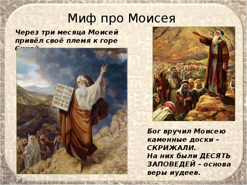 Презентация пророк моисей