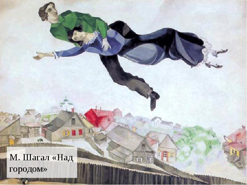 М. Шагал «Над городом»