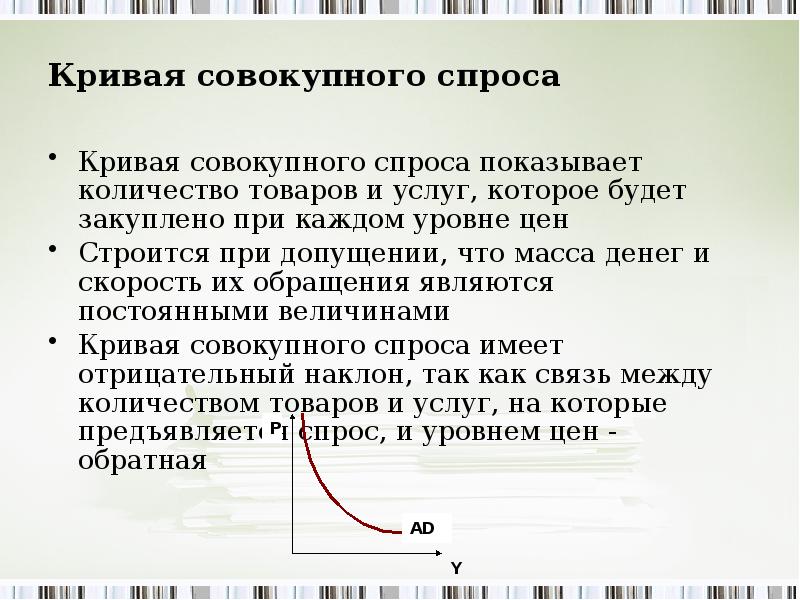 Классическая кривая совокупного предложения показывает что