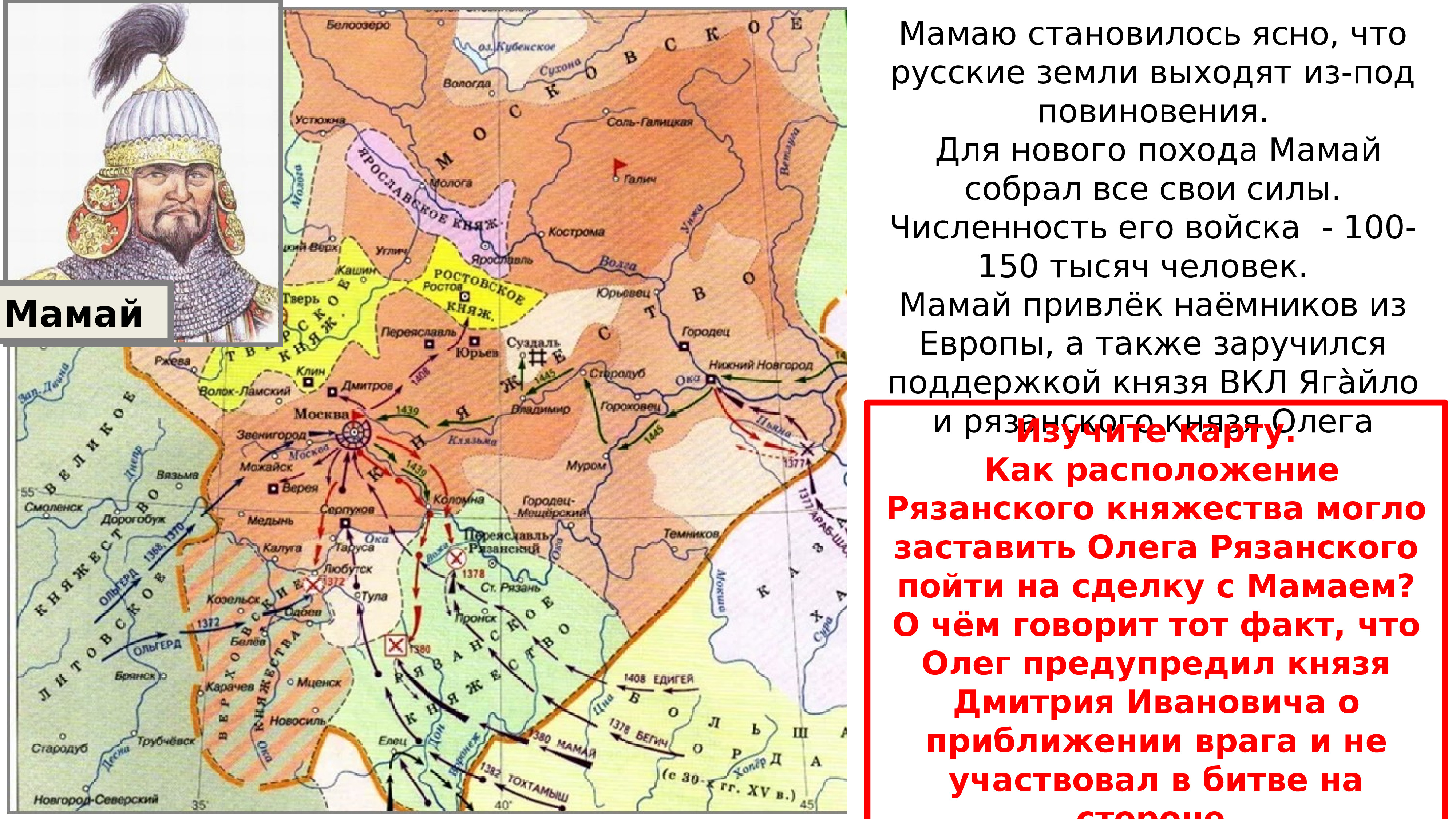 Почему москва стала центром объединения. Почему Москва стала центром объединения русских земель. Поход Мамая. История России Куликовская битва. Почему именно Москва стала центром.