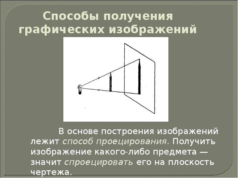 Получение графического цифрового изображения