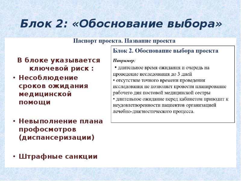 Что должно быть в паспорте проекта