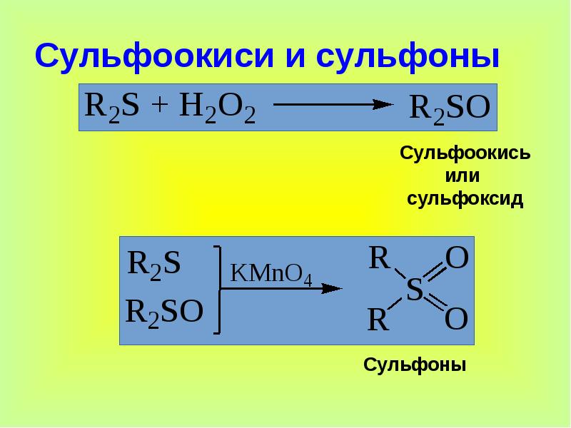 Степени соединения серы. Органические соединения серы. Сульфоны.